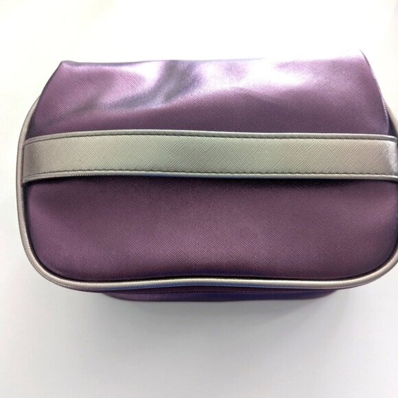 TAHARI Metallic Purple Makeup Cosmetic Travel Case BNWOT - Picture 2 of 6